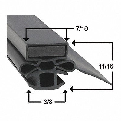 Door Gasket 6-7/8 x 29 