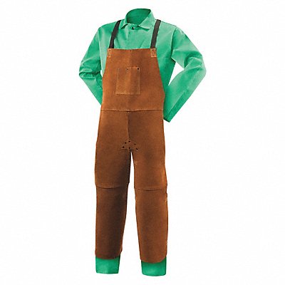 Cowhide Welding Split Leg Bib Apron 48 