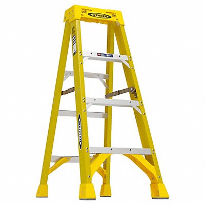 Stepladder Fiberglass 4 ft H 375 lb Cap