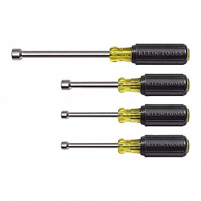 Nut Driver Set 8 3/4 L 3 L Shank