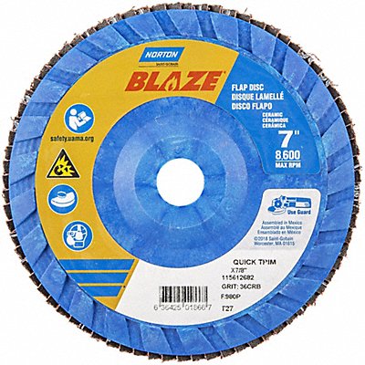 Flap Disc Ceramic Type 27 7 dia