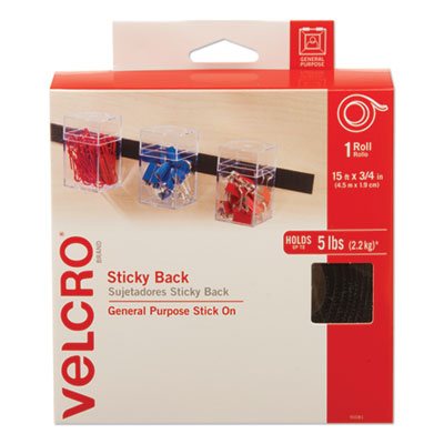 TAPE,VLCO,STKY-BCK,5YD,BK