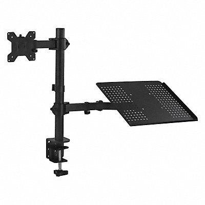 Monitor Desk Mount W/ Laptop Tray