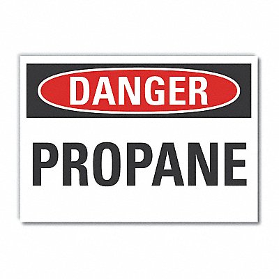 Danger Sign 10in x 14in Non-PVC Polymer