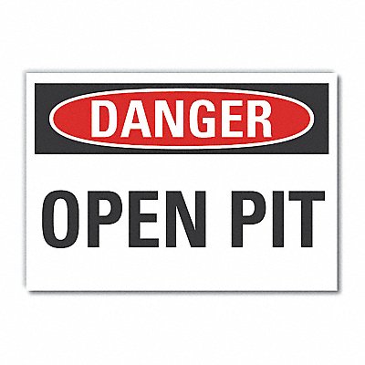 Danger Sign 10inx14in Non-PVC Polymer