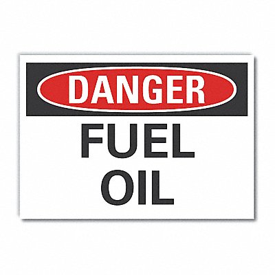 Fuel Mtrl Danger Lbl 3.5x5in Polyester