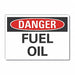 Fuel Mtrl Danger Lbl 3.5x5in Polyester