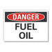 Fuel Mtrl Danger Rflct Lbl 3.5x5in