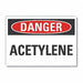 Danger Sign 7 in x 10 in Non-PVC Polymer