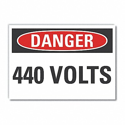Danger Sign 10in x 14in Non-PVC Polymer