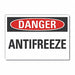 Antifreeze Danger Label 10 in x 14 in