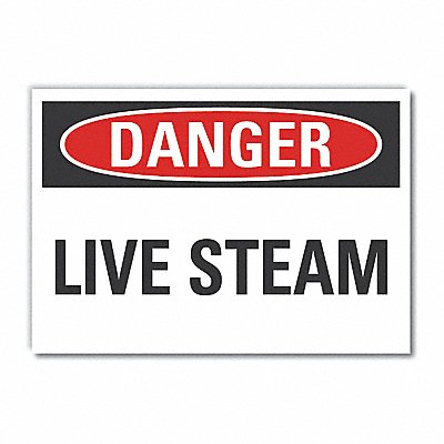 Danger Sign 7 in x 10 in Non-PVC Polymer