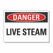 Danger Sign 7 in x 10 in Non-PVC Polymer