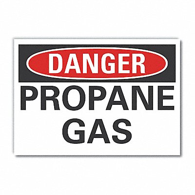 Danger Sign 10in x 14in Non-PVC Polymer