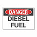 Danger Sign 7 inx10 in Non-PVC Polymer