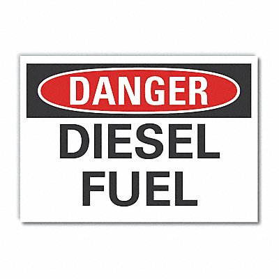 Danger Sign 10inx14in Non-PVC Polymer