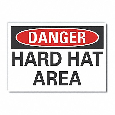 Danger Sign 7 in x 10 in Non-PVC Polymer