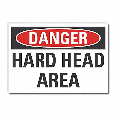 Danger Sign 10 x 14 in Non-PVC Polymer