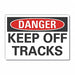 Danger Sign 10in x 14in Non-PVC Polymer