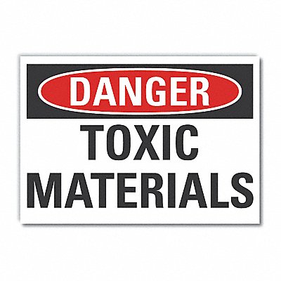 Danger Sign 10inx14in Non-PVC Polymer