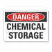 Chemicals Danger Lbl 7inx10in Polyester