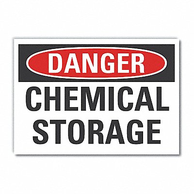 Chemicals Danger Lbl 3.5x5in Polyester