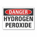 Danger Sign 7 in x 10 in Non-PVC Polymer