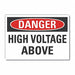 Danger Sign 7 in x 10 in Non-PVC Polymer