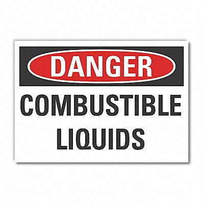 Danger Sign 7 inx10 in Non-PVC Polymer