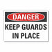 Machine Guards DangerLbl 3.5x5in Polyest