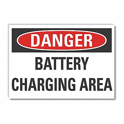Danger Sign 7 inx10 in Non-PVC Polymer