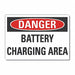 Batt. Charge Label 10inx14in Polyester