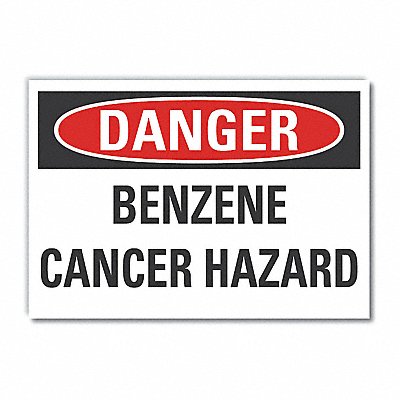 Danger Sign 10inx14in Non-PVC Polymer