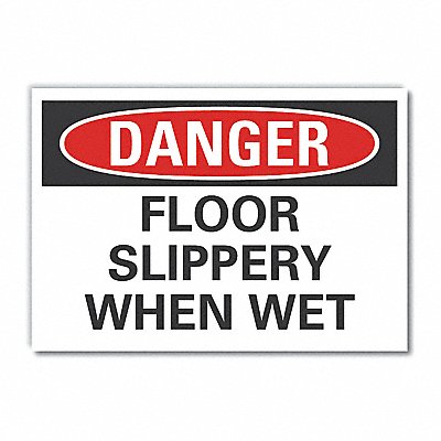 Danger Sign 10in x 14in Non-PVC Polymer