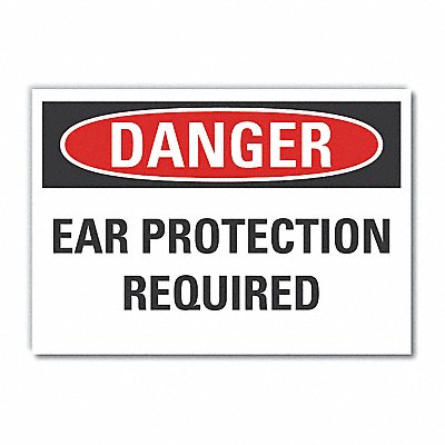 Danger Sign 10in x 14in Non-PVC Polymer