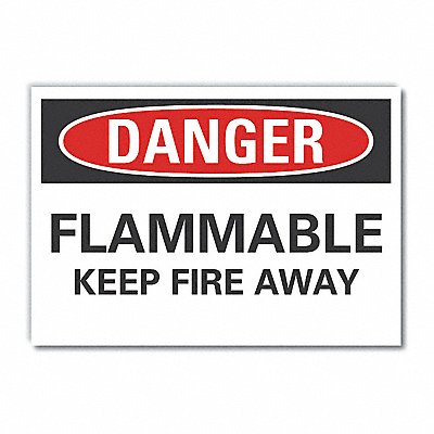 Danger Sign 10inx14in Non-PVC Polymer