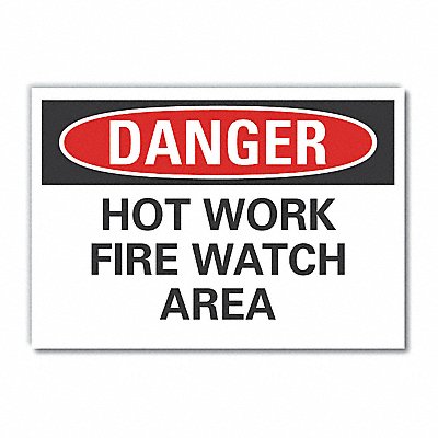 Danger Sign 7 inx10 in Non-PVC Polymer