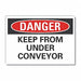 Danger Sign 7 in x 10 in Non-PVC Polymer