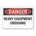 Trfc Safety Danger Lbl 3.5x5in Polyest