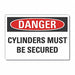 Danger Sign 10in x 14in Non-PVC Polymer