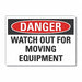Danger Sign 10in x 14in Non-PVC Polymer