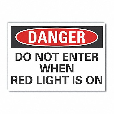 Personal Safety Danger Rflct Lbl 5x7in