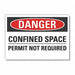 Danger Sign 7 inx10 in Non-PVC Polymer