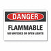 Danger Sign 7 in x 10 in Non-PVC Polymer
