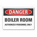 Auth Personnel Danger Rflctv Lbl 7x10in