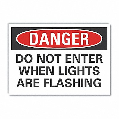 Personal Safety Danger Lbl 10x14in