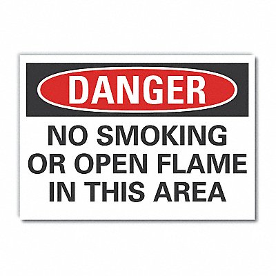 Danger Sign 10in x 14in Non-PVC Polymer