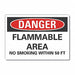 Danger Sign 7 inx10 in Non-PVC Polymer
