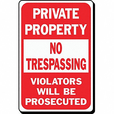 Sign Private Property No Trespassing HD