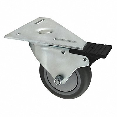 Triangular Top Plate Caster Brake 4 